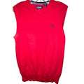 Chaps Red V-Neck Sweater Vest
