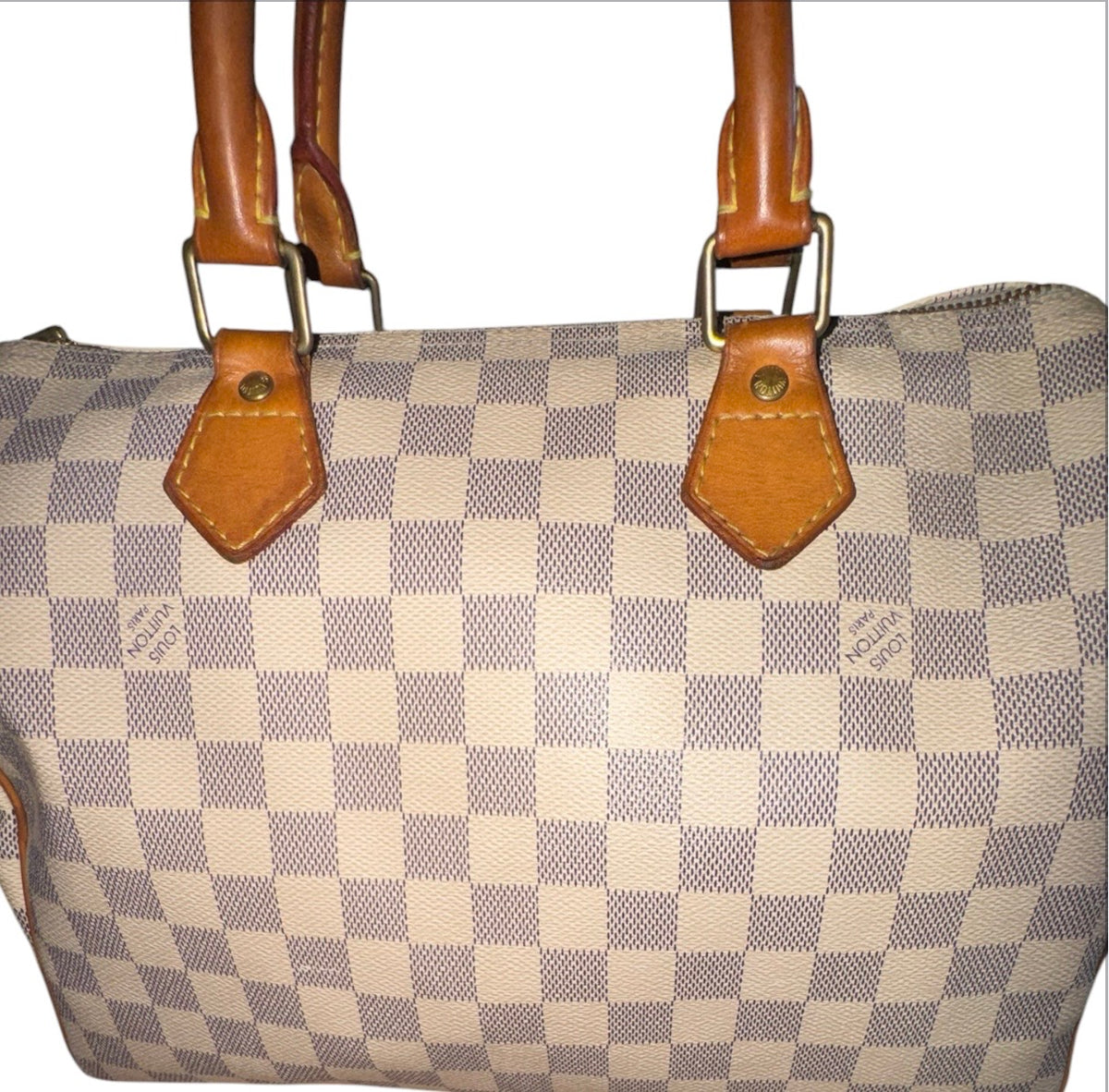 Louis Vuitton Damier Azur Speedy 30 Handbag— Born in France June 2011
