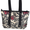 Coach Poppy Floral Graffiti Tote Bag | Canvas & Patent Trim | Pink Satin Lining Circa JULY 2011