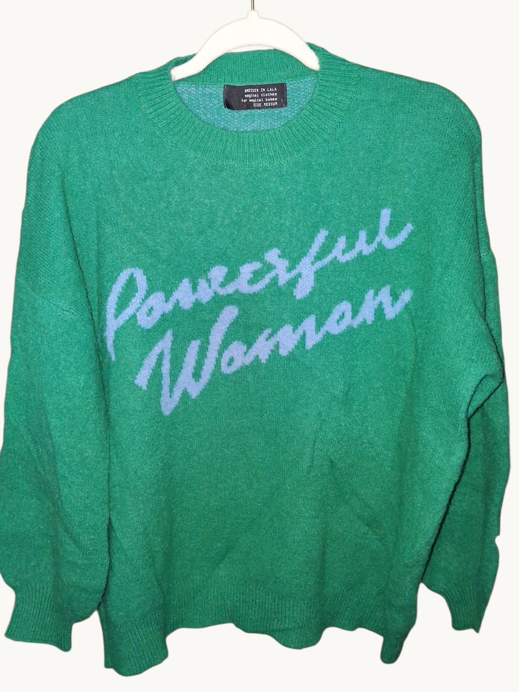 Dressed in LALA Powerful Woman Lightning Bolt Sweater