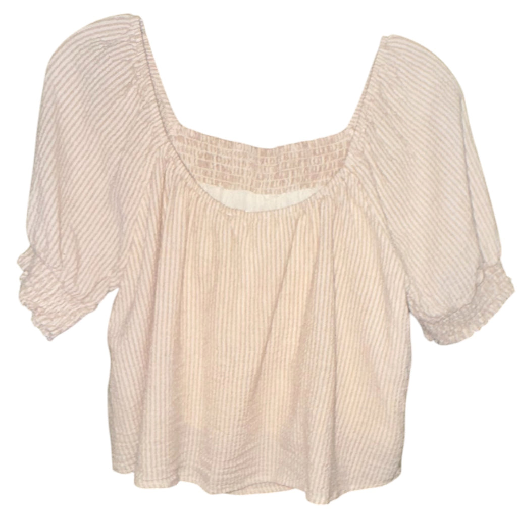 Maurices Printed Peasant Blouse