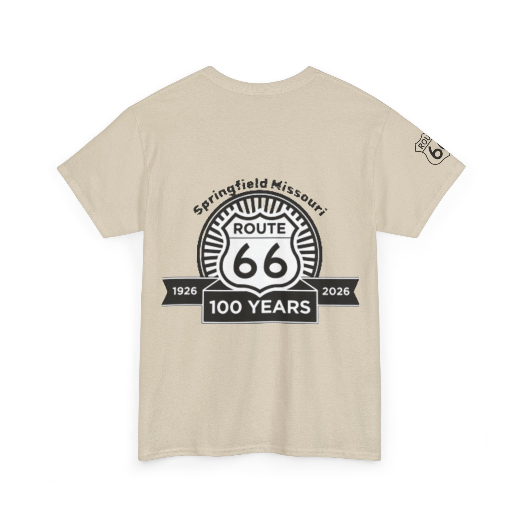 Route 66 100 Years T‑Shirt — Springfield Missouri Centennial Roadtrip Tee