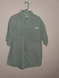 World Wide Sportsman Teal/Cyan Fishing Shirt