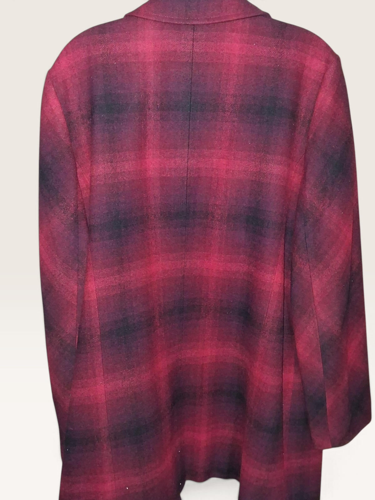 J.Jill Women's Plaid Wool-Blend Coat