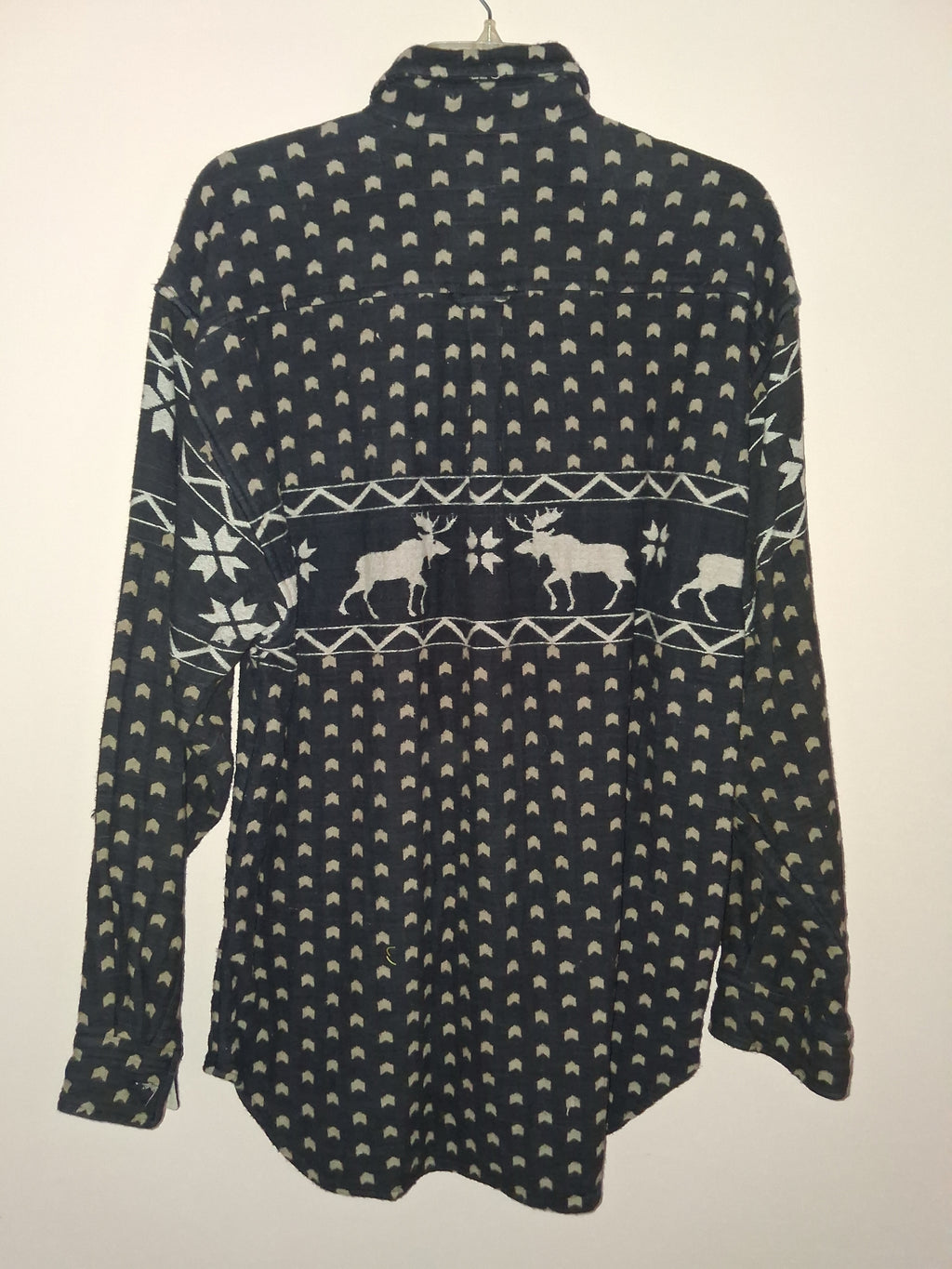 Vintage Lemon & Soda Nordic Moose Flannel Shirt