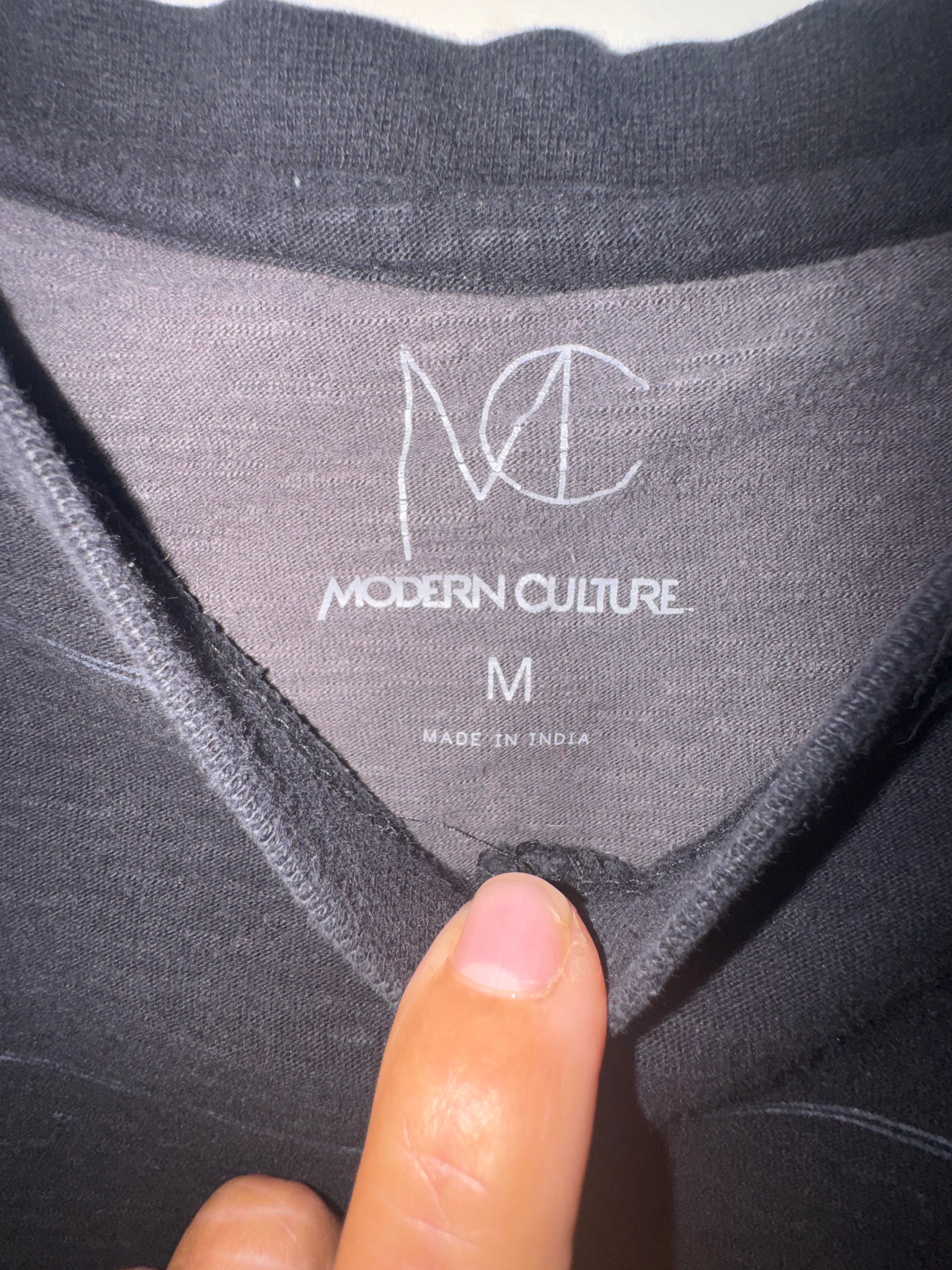 Modern Culture Striped V-Neck Tee