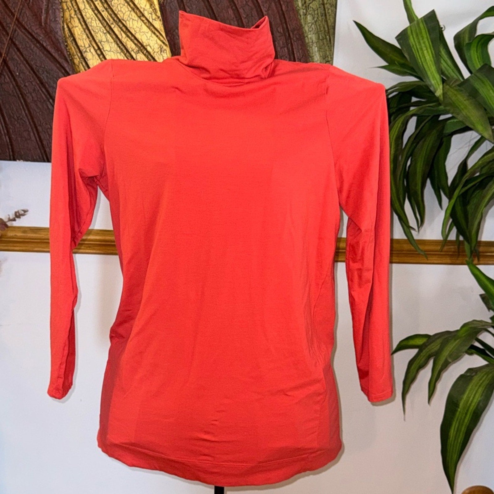 J. Jill Coral Long Sleeve Turtleneck