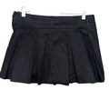Faded Rose Black Pleated Skort