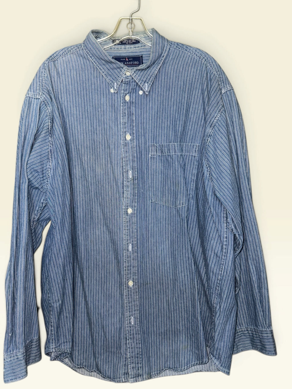 John Ashford Vintage Striped Button-Down Shirt