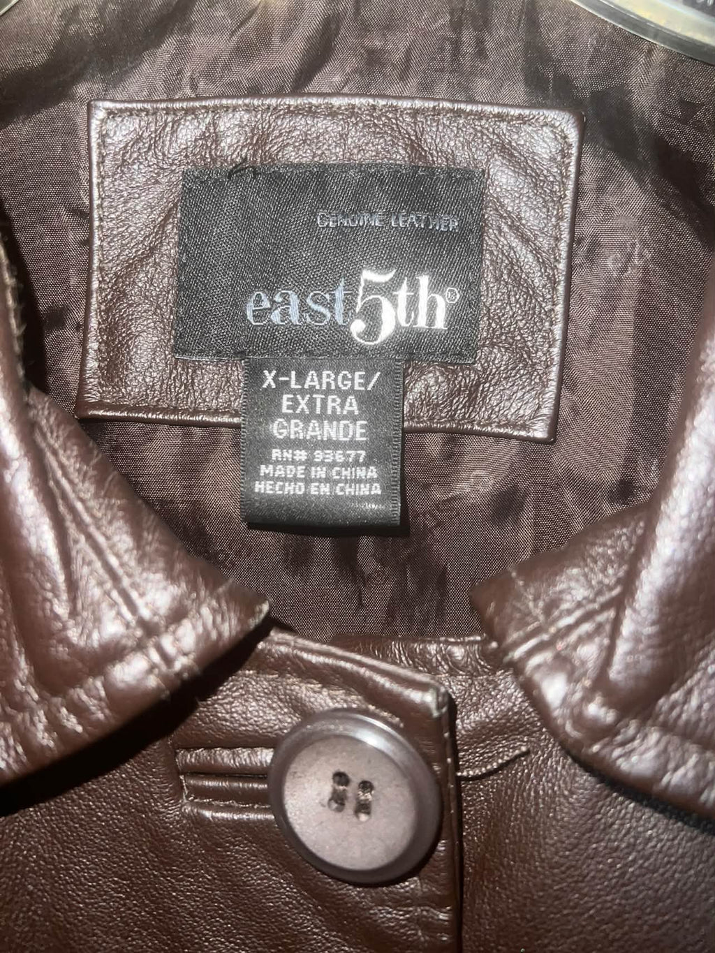 East 5th Chocolate Brown Genuine Leather Jacket
