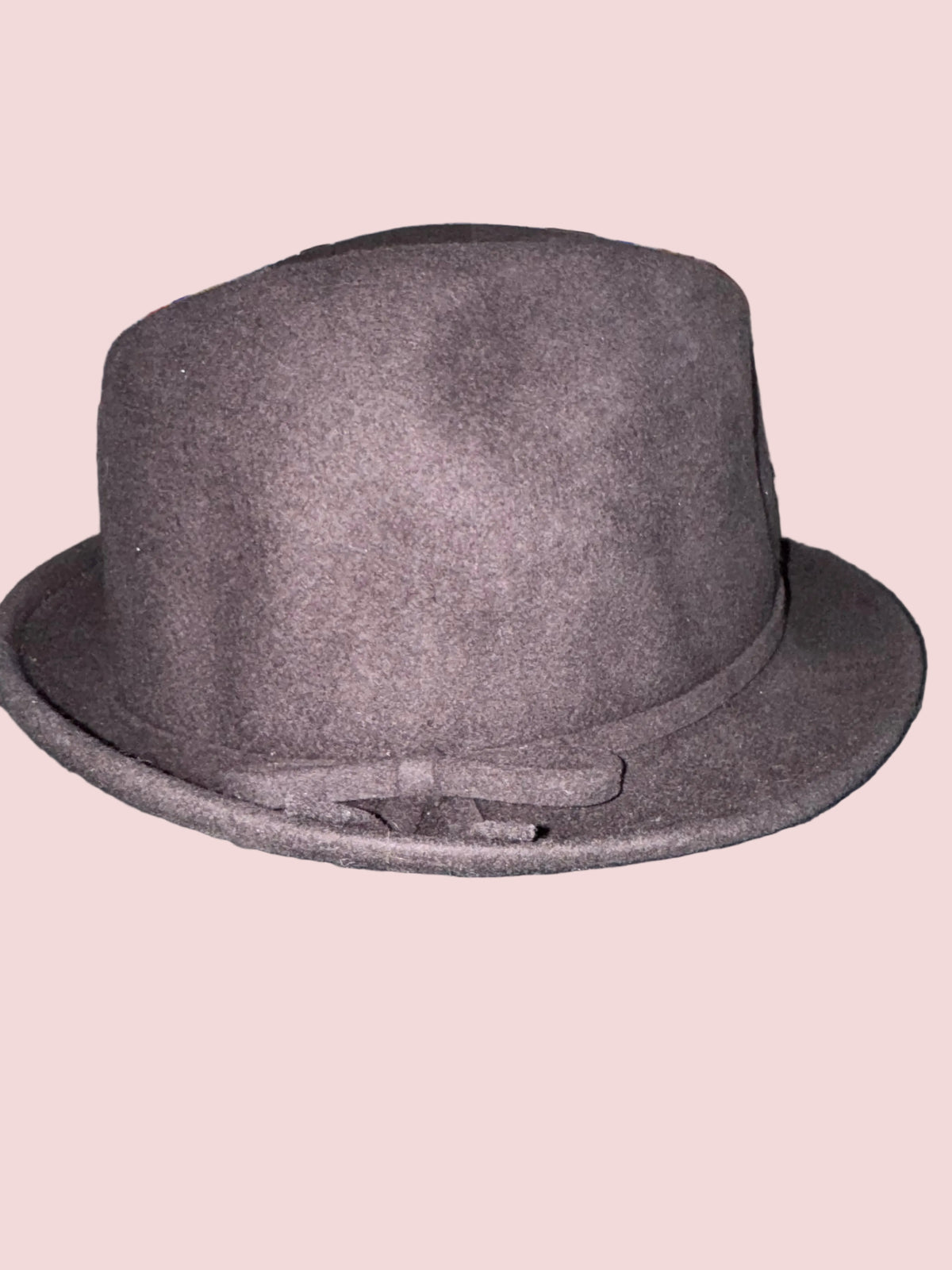 August Hat Company Brown Fedora with Bow Detail