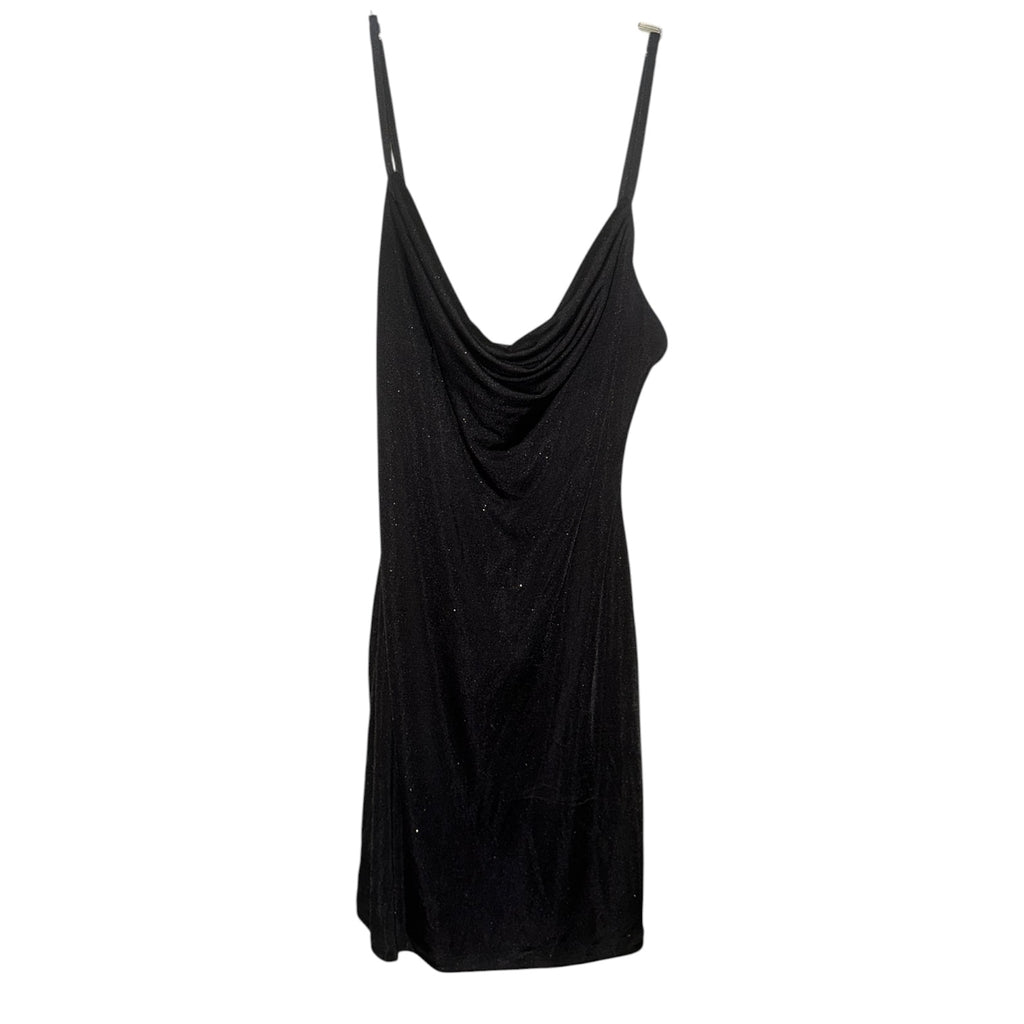 BLVD Black Lace Wrap Dress
