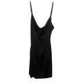 BLVD Black Lace Wrap Dress