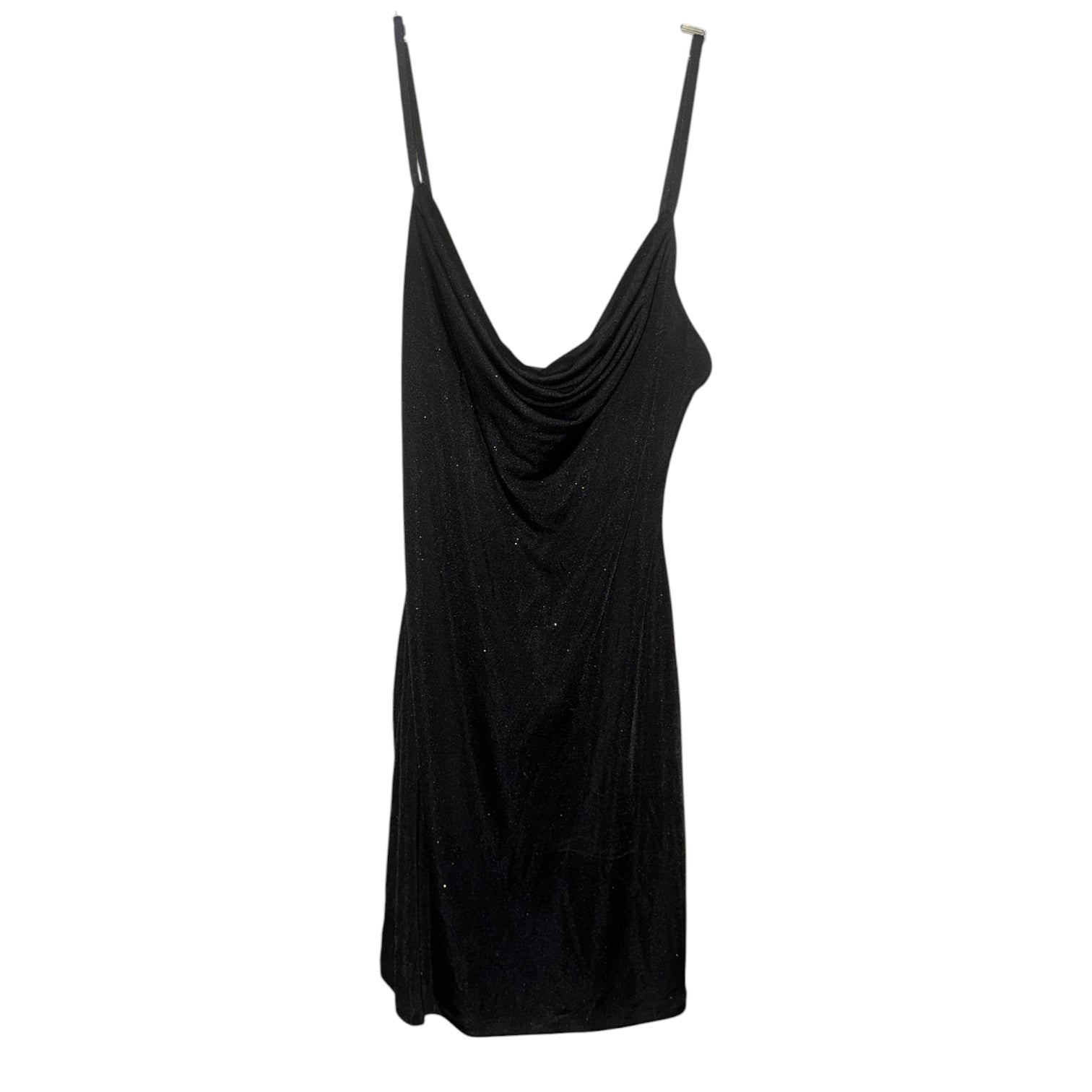 BLVD Black Lace Wrap Dress