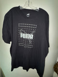 Puma Black Dotted Graphic Tee