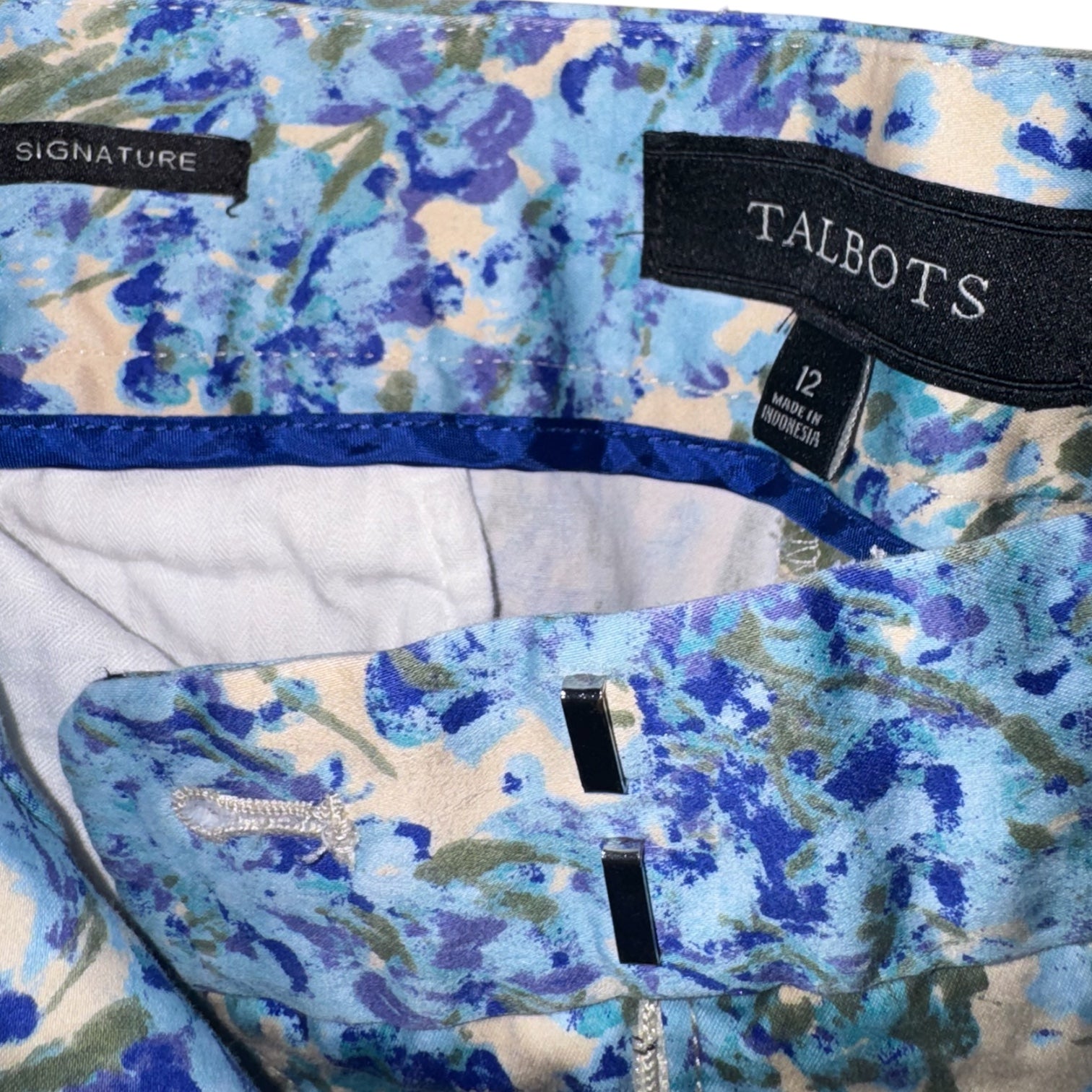 Talbots Signature Floral Ankle Pants