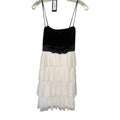 Sweet Storm Colorblock Tiered Dress