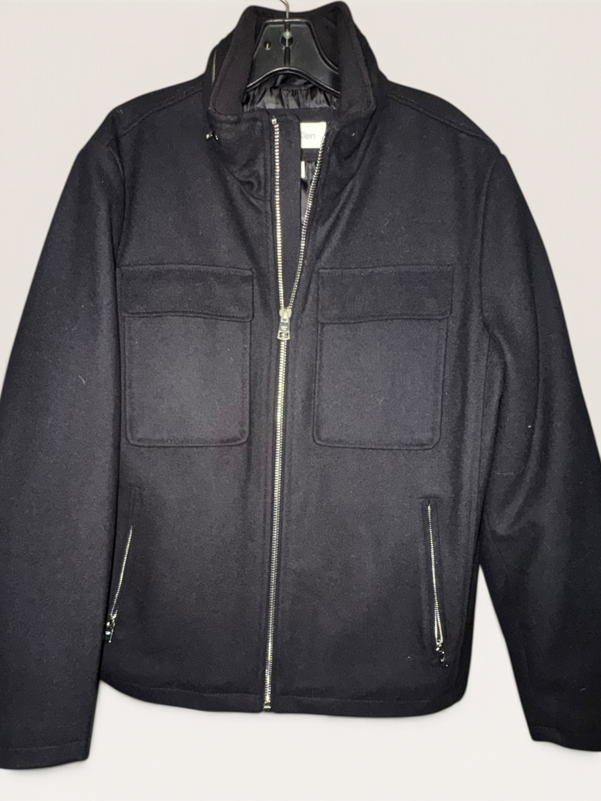 Calvin Klein Black Utility Jacket