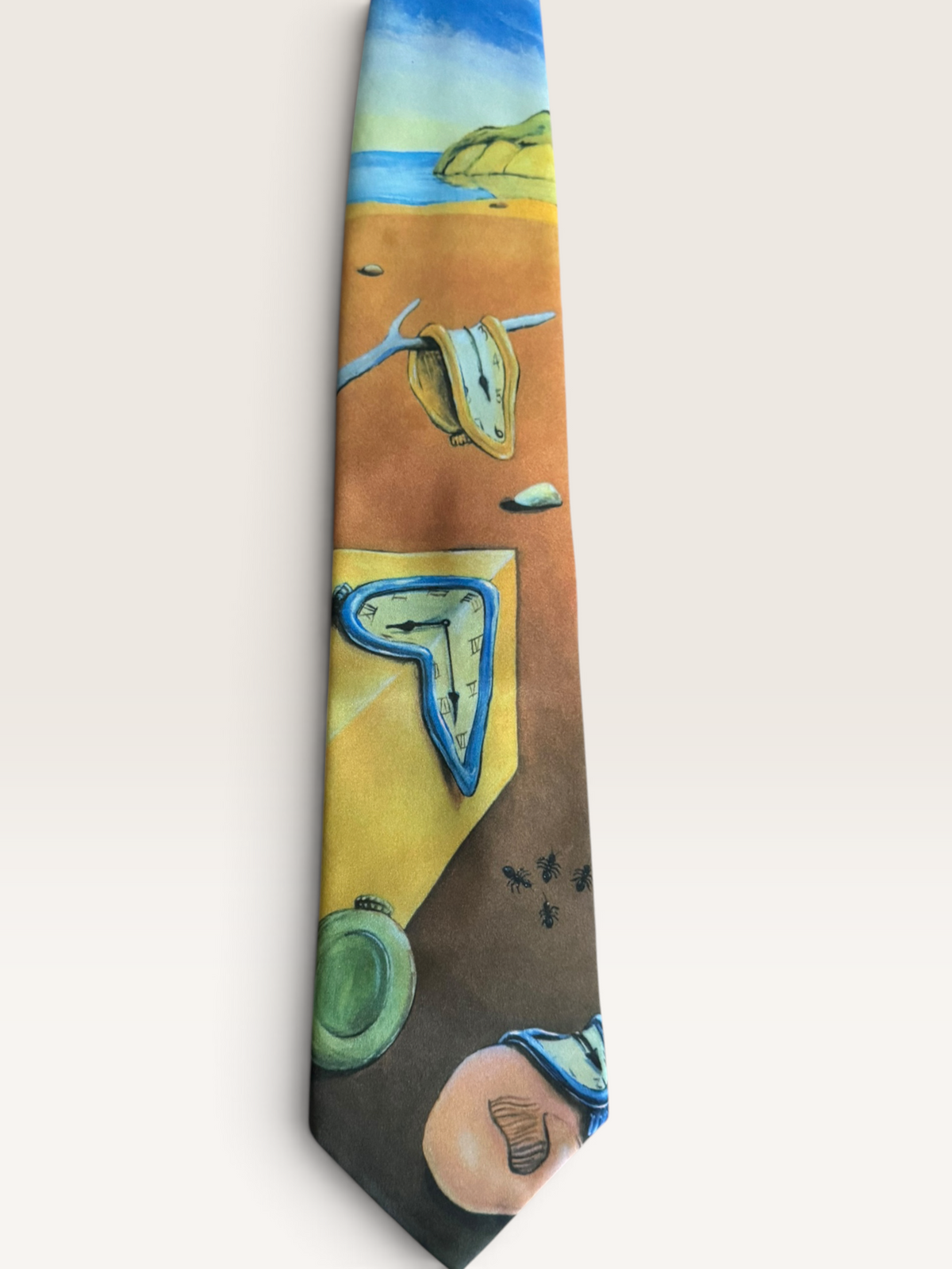 Vintage Ralph Marlin Salvador Dalí “The Persistence of Memory” Art Tie