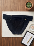 Victoria’s Secret Black Ruched Bikini Bottoms