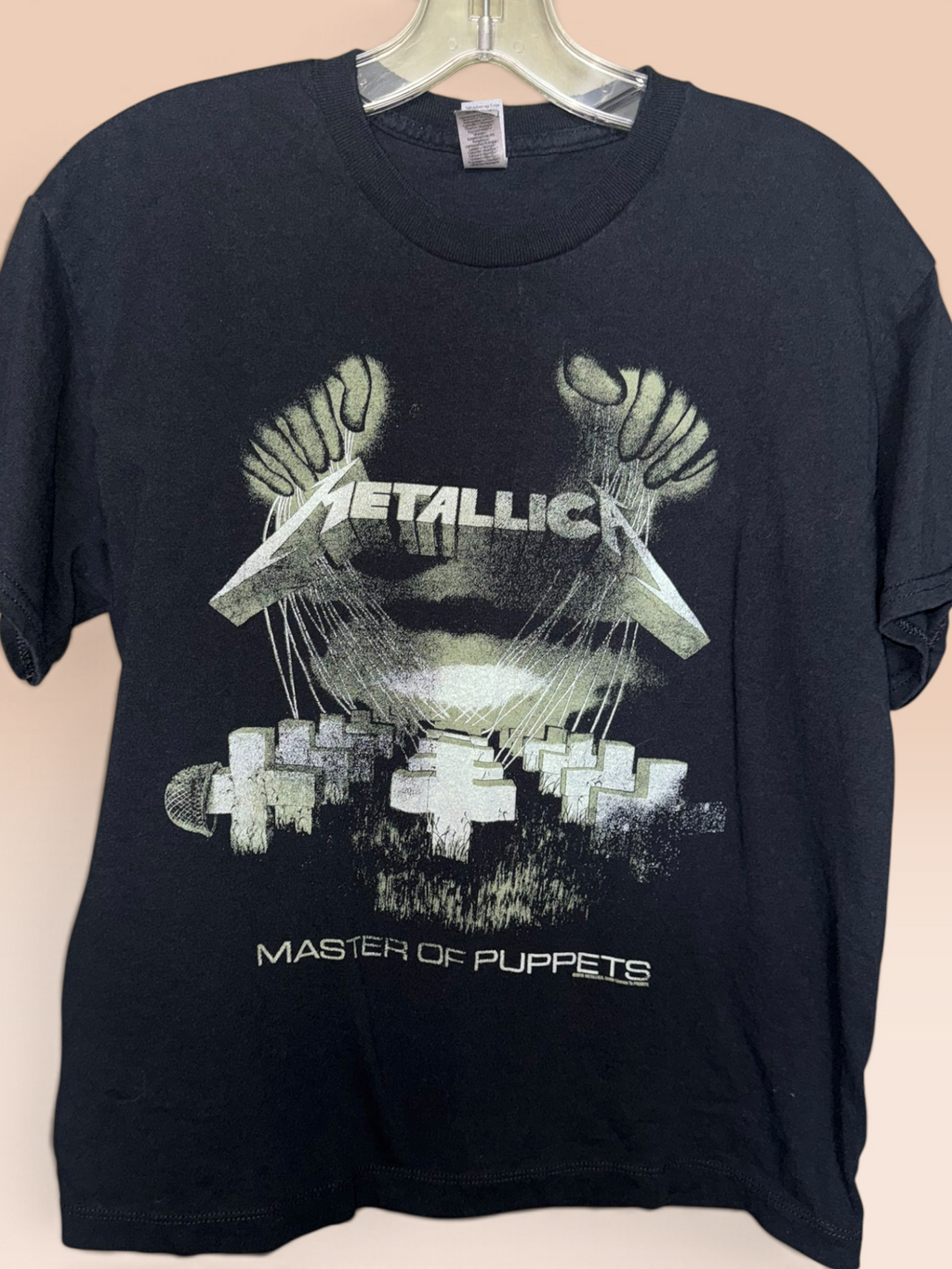 Metallica Master of Puppets Black Graphic Tee
