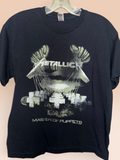 Metallica Master of Puppets Black Graphic Tee