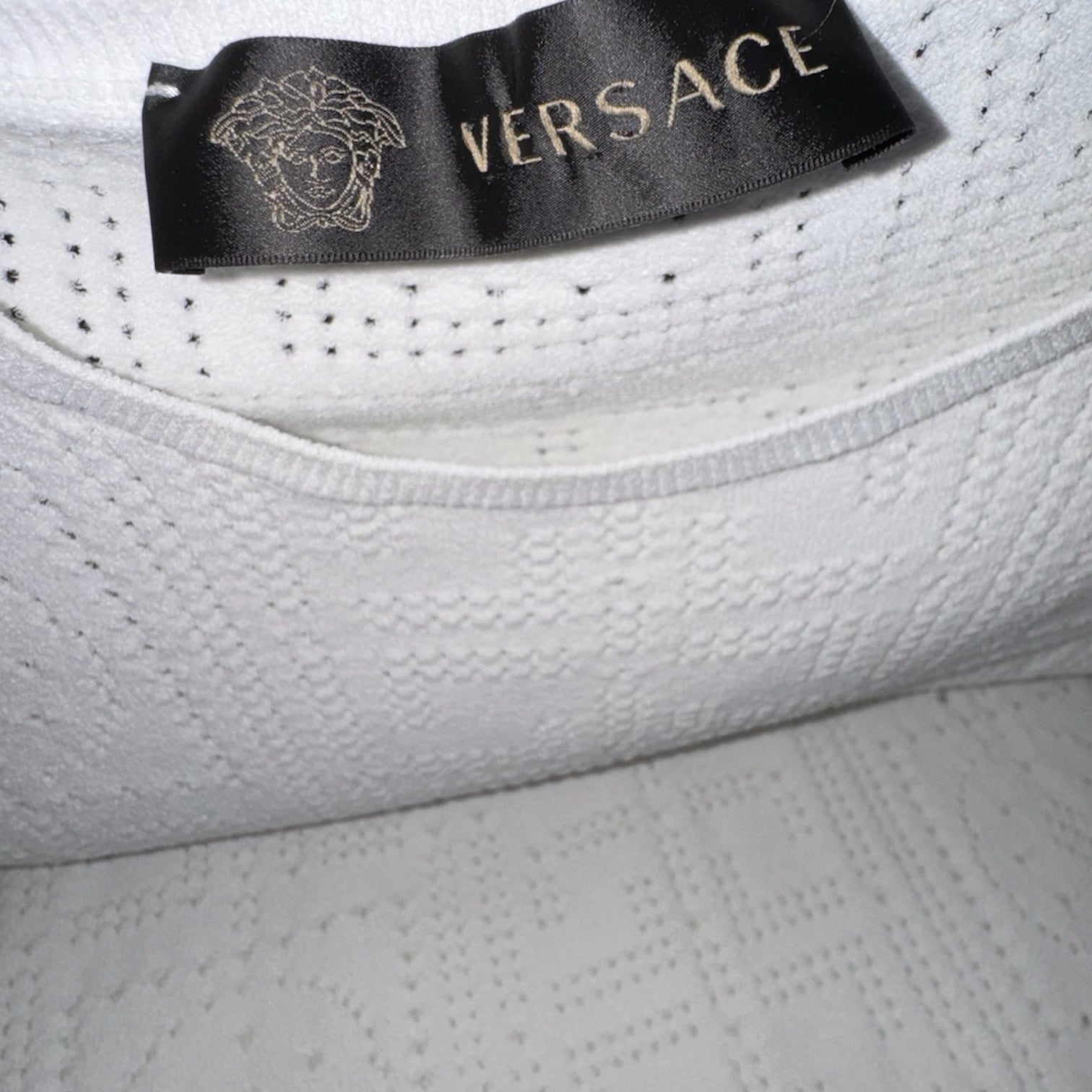 AUTHENTIC VERSACE 2016 Geometric Medusa Knit Dress
