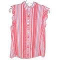 Tommy Hilfiger Ruffle Sleeve Striped Shirt