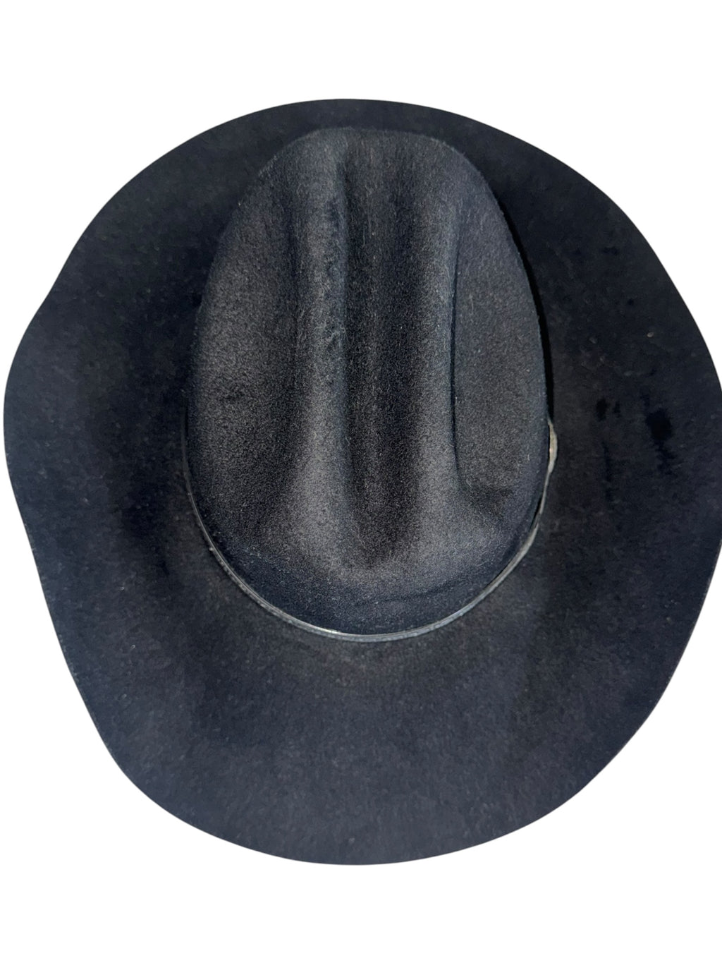 Renegade Black Felt Cowboy Hat with Silver Hatband