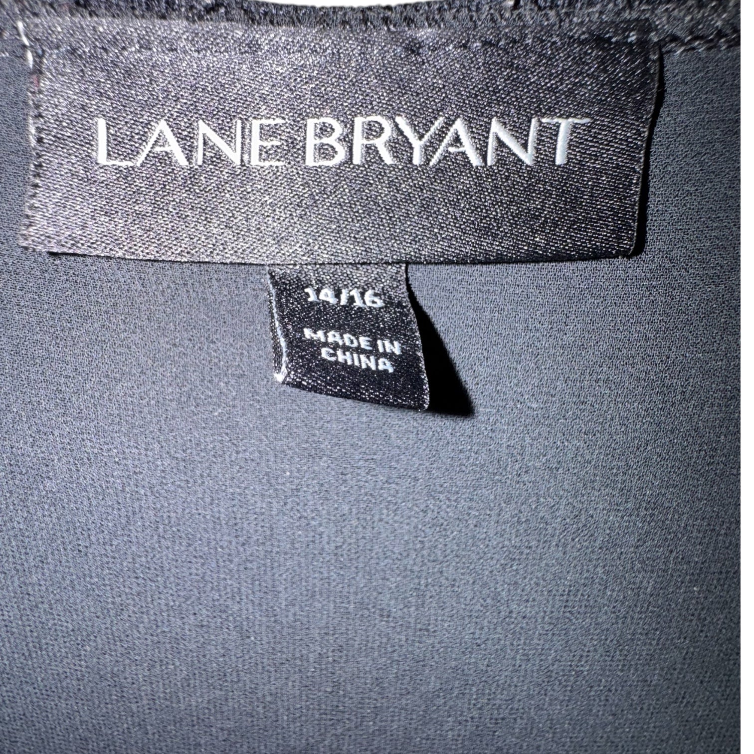 Lane Bryant Black Open Front Cardigan