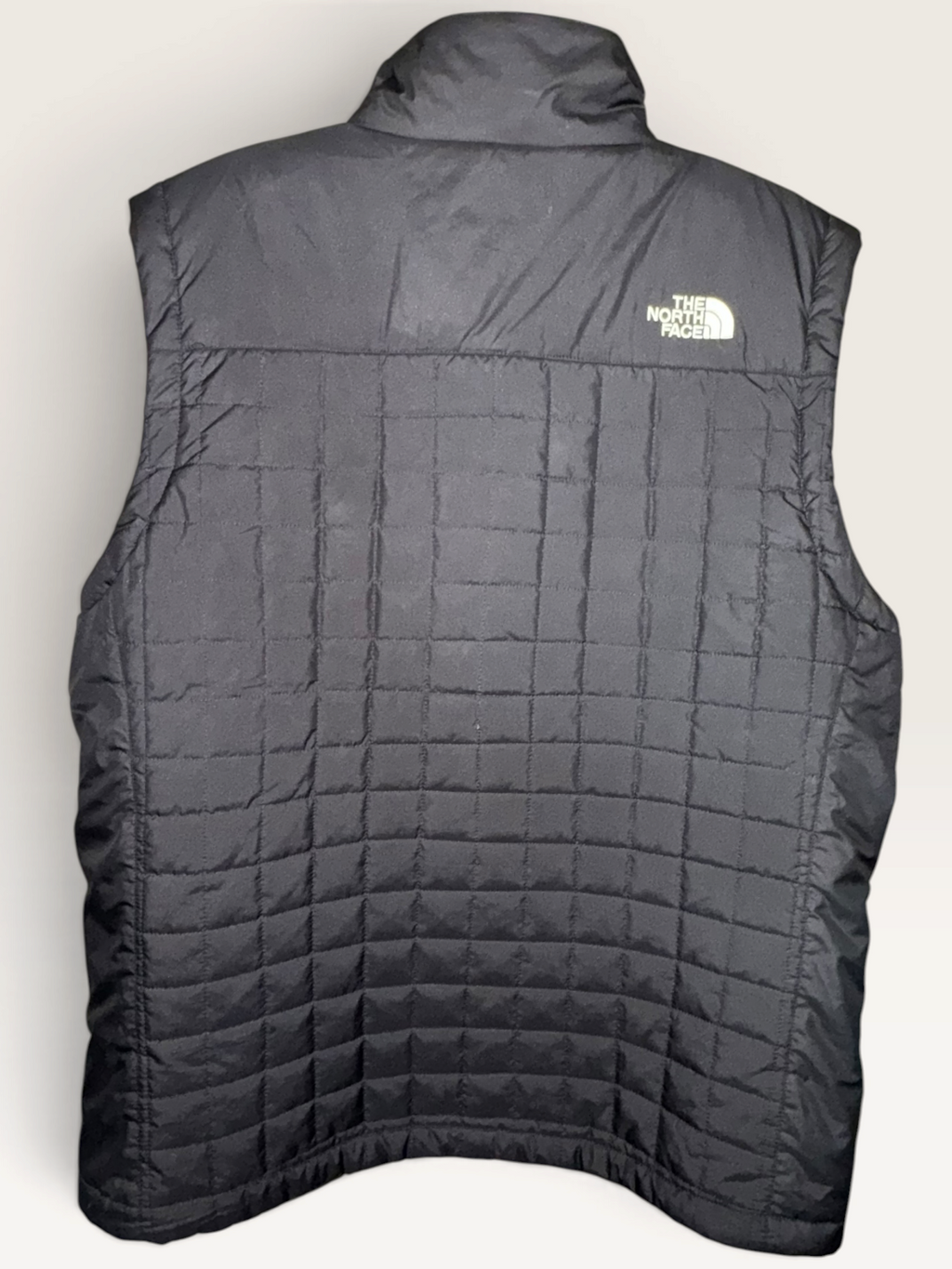 The North Face Black Quilted Full-Zip Vest