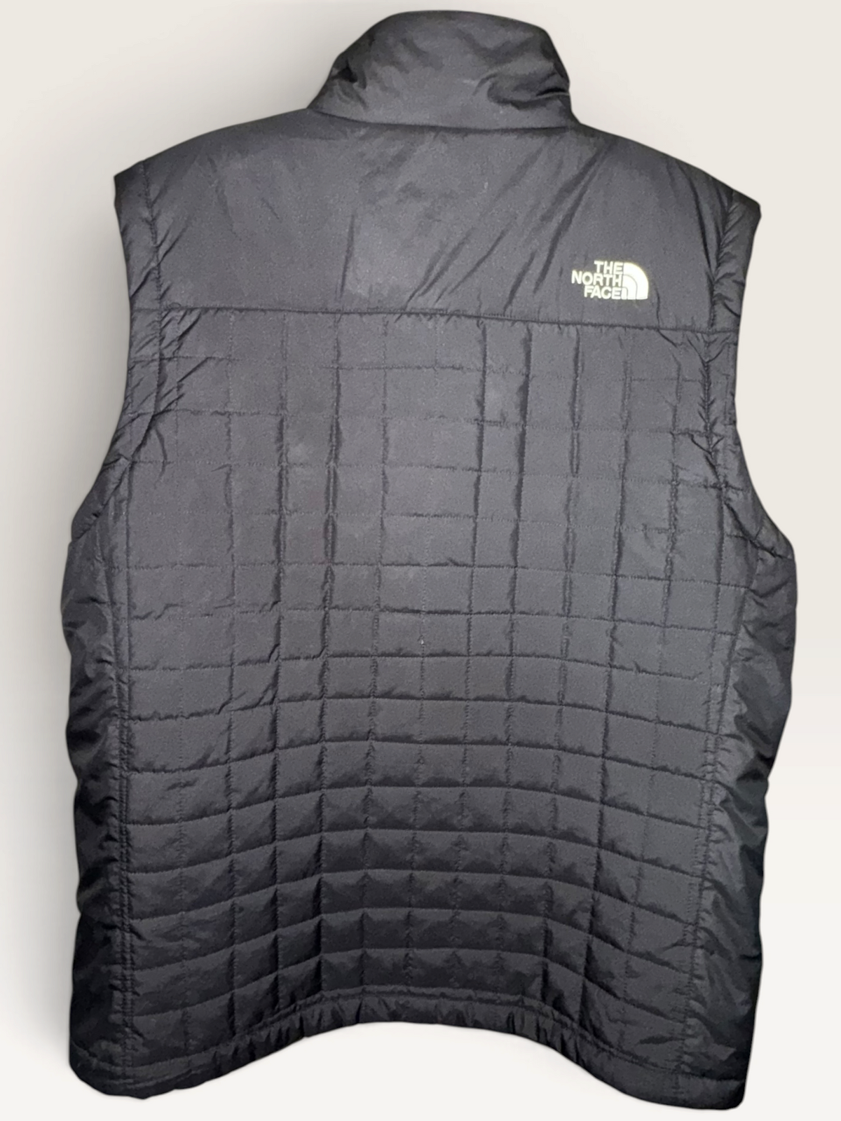 The North Face Black Quilted Full-Zip Vest