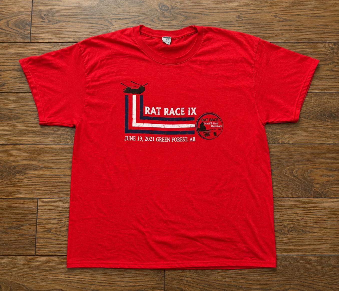 Rat Race IX Half & Half Marathon Event T-Shirt 2021