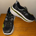 Hoka Men's Black and Lime Athletic Shoes
