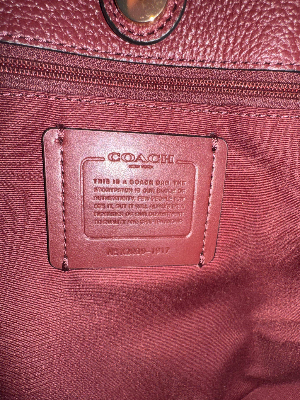 Coach Dempsey Tote Bag In Signature Jacquard With Stripe and Coach Patch (Style 1917)