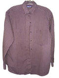 Patagonia Purple and Brown Check Button-Up Shirt