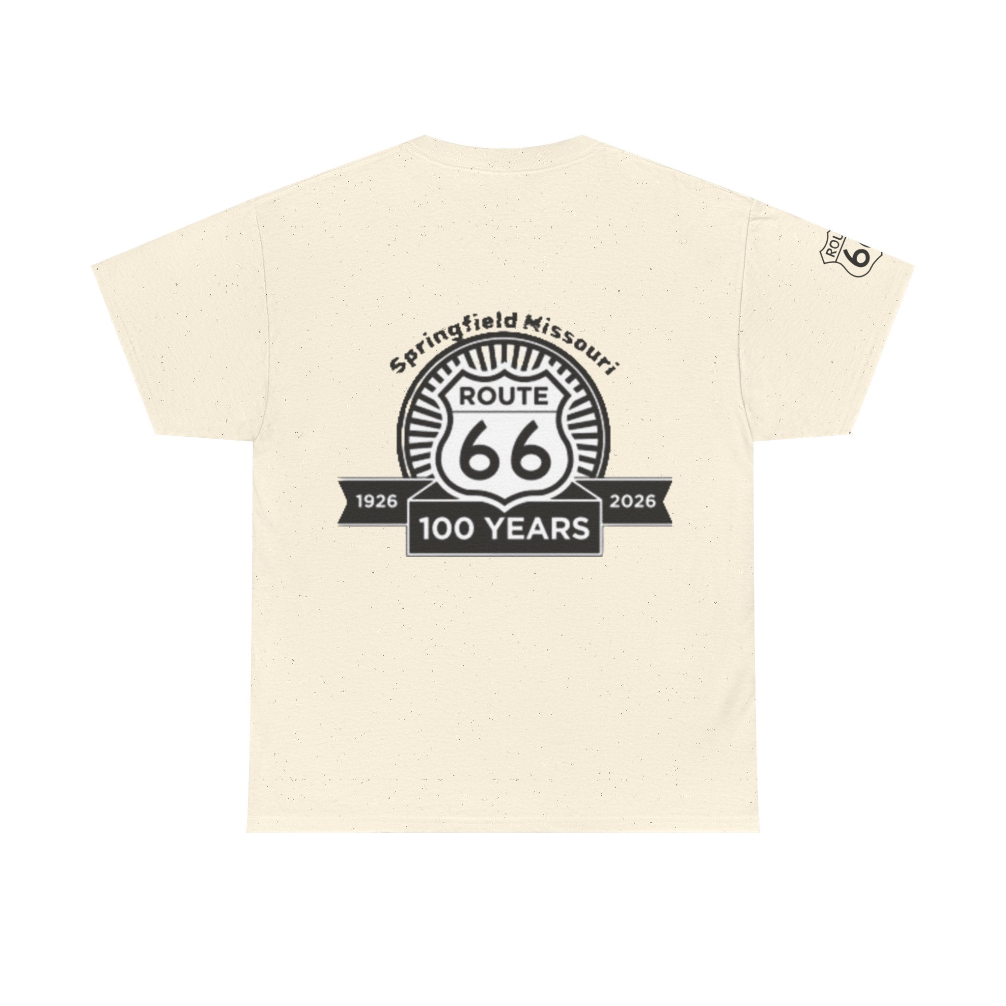 Route 66 100 Years T‑Shirt — Springfield Missouri Centennial Roadtrip Tee