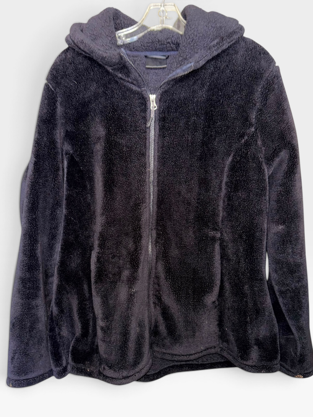 32 Degrees Heat Women's Hooded Plush Faux Fur Fleece Jacket