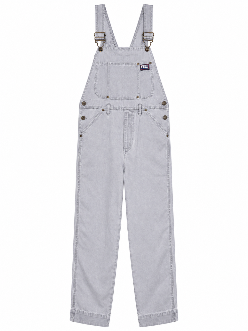 Bugle Boy Pale Gray Bib Overalls