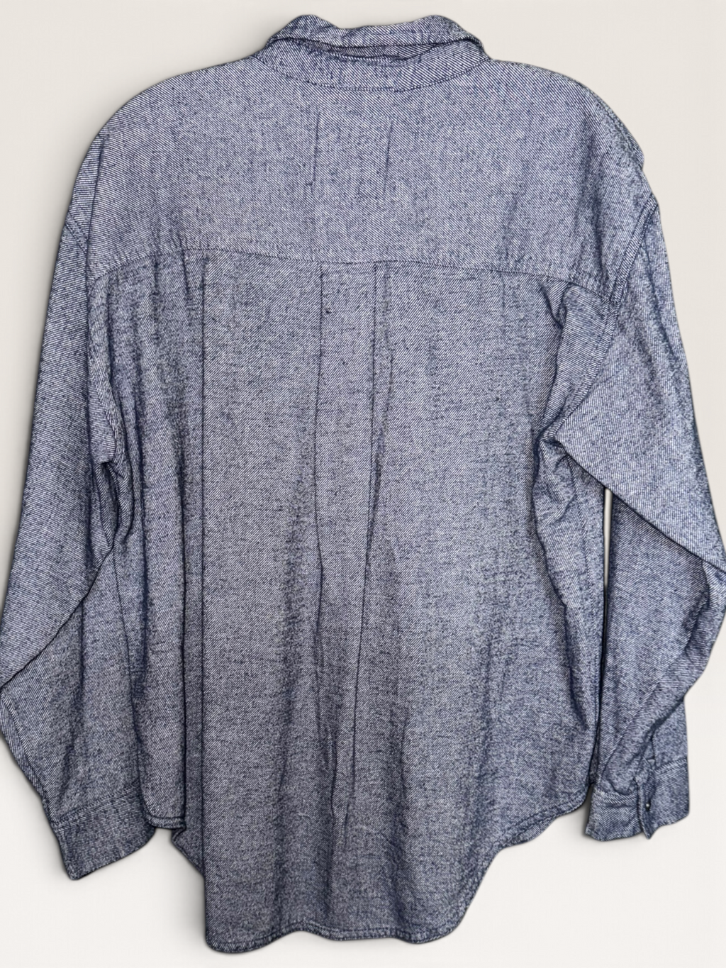Aerie Oversized Denim-Look Button-Up