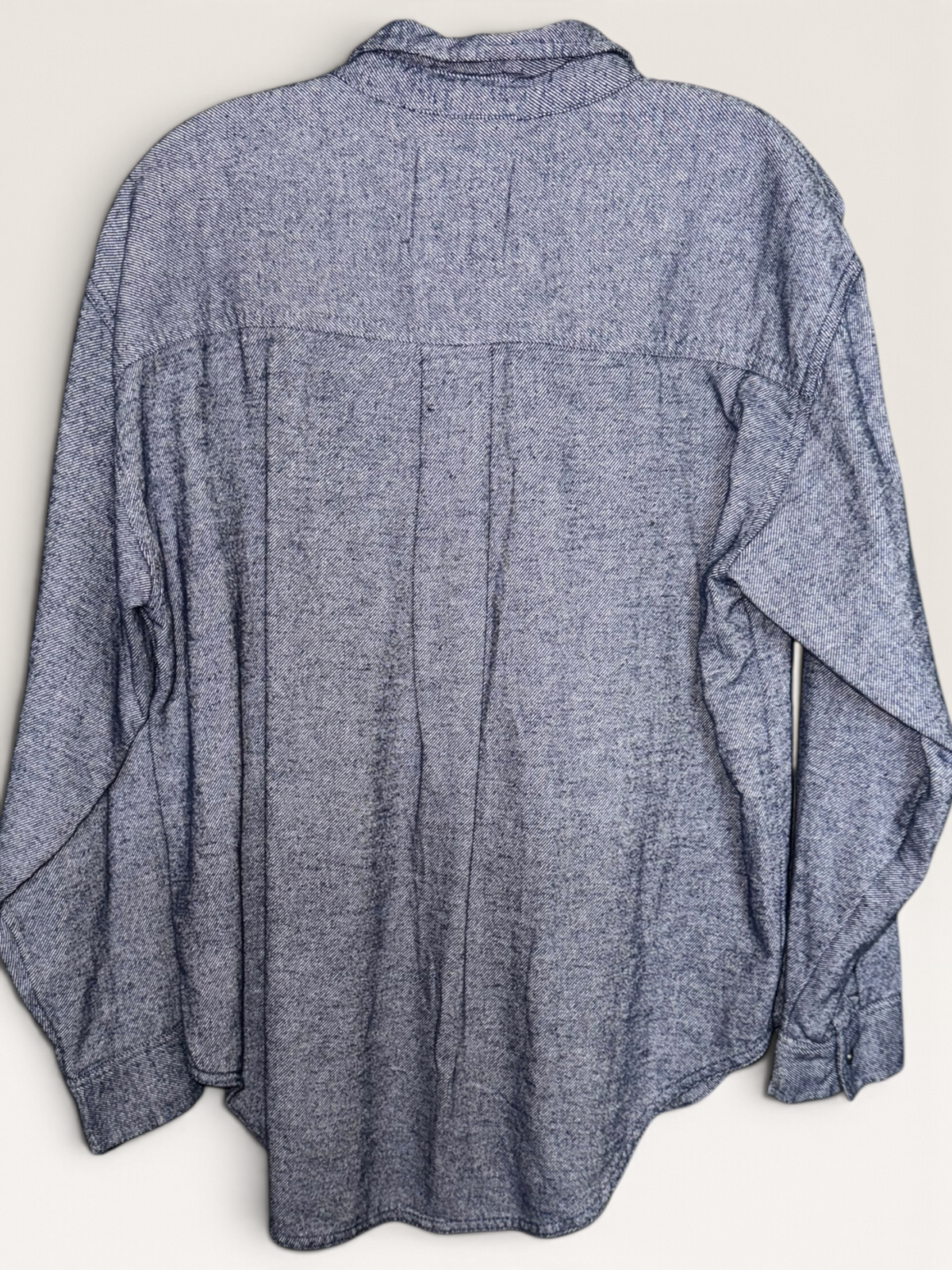 Aerie Oversized Denim-Look Button-Up
