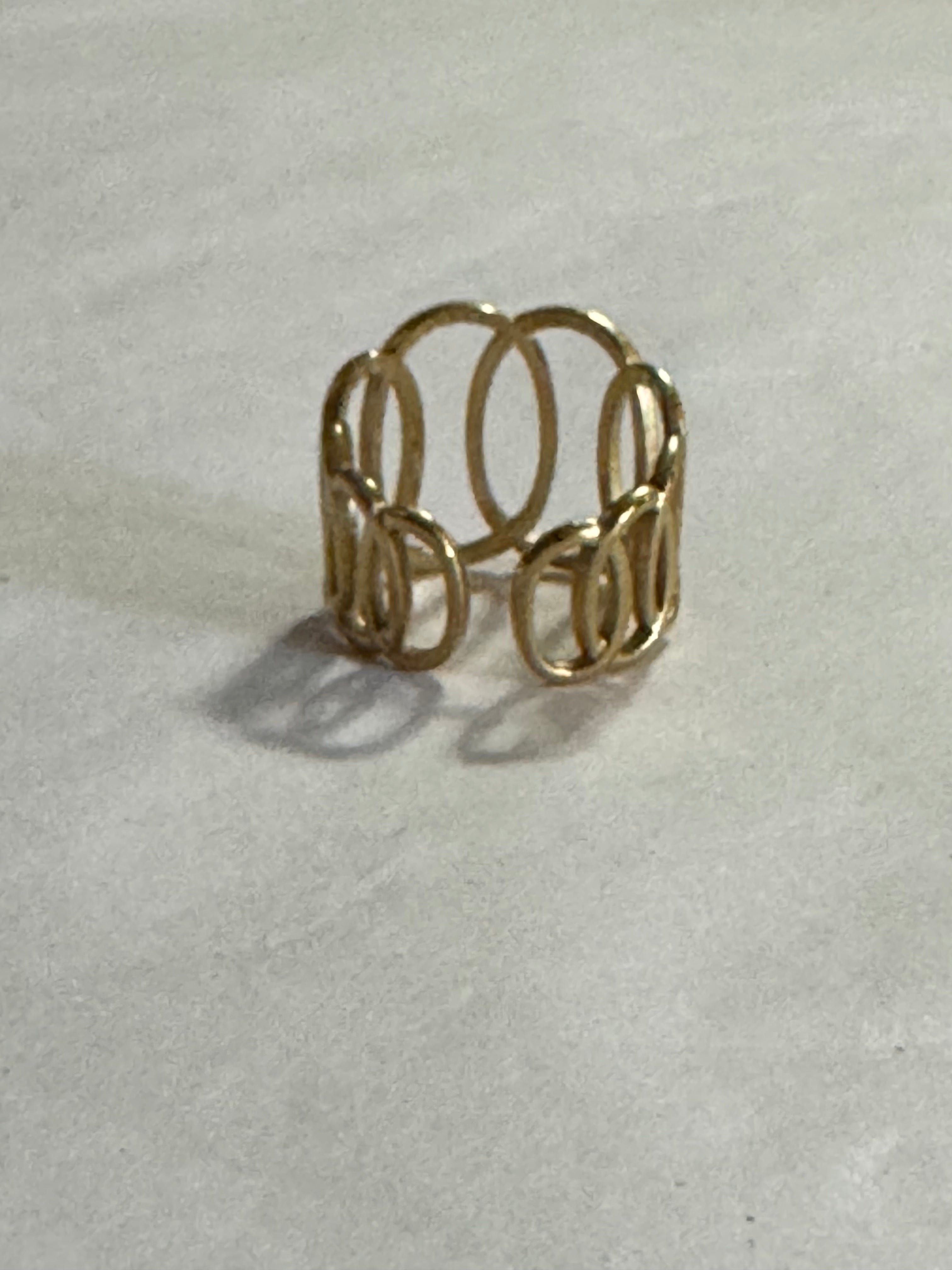 Stainless Steel Adjustable Open Ring