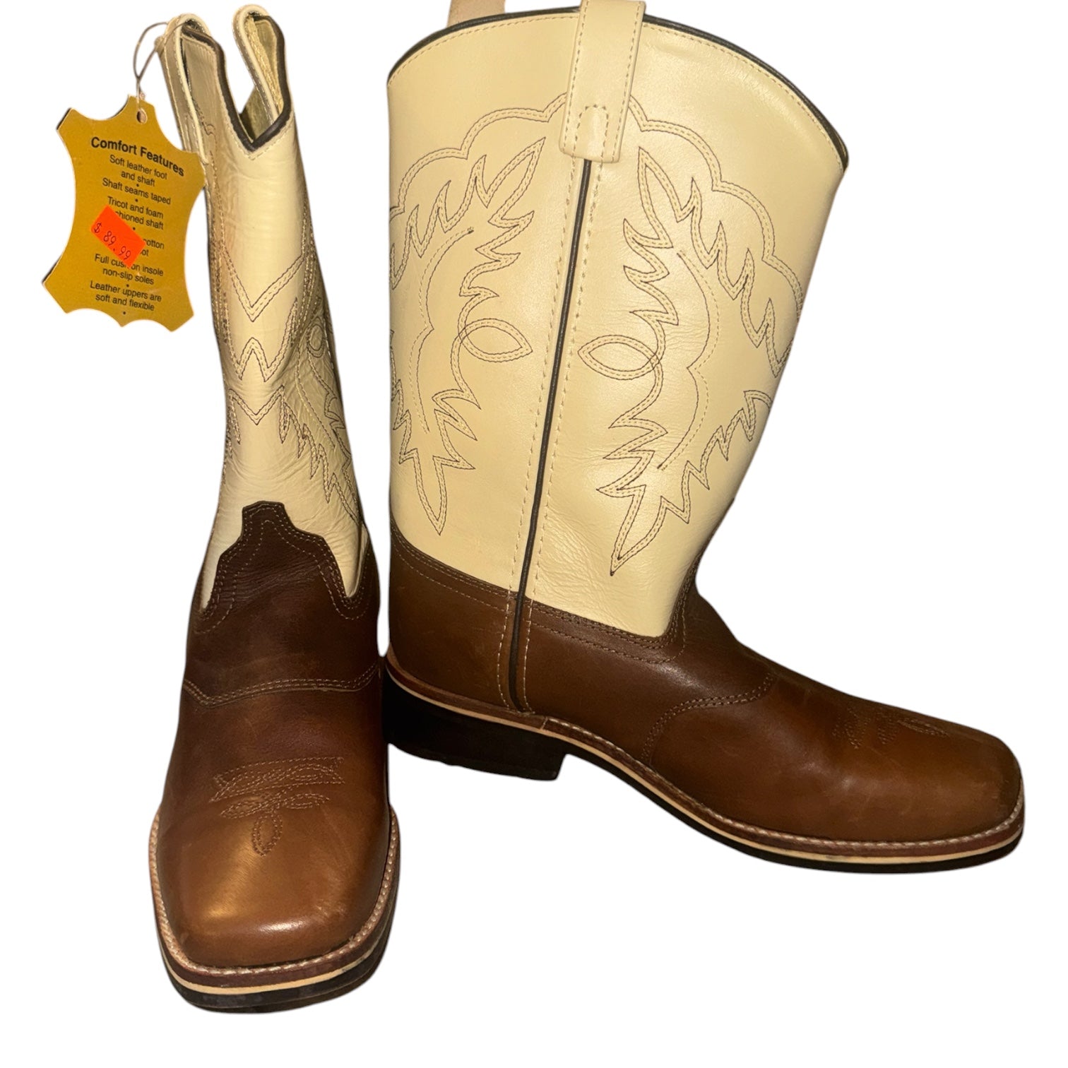 Smokey Mountain Women's Square Toe Western Boots (NWT)