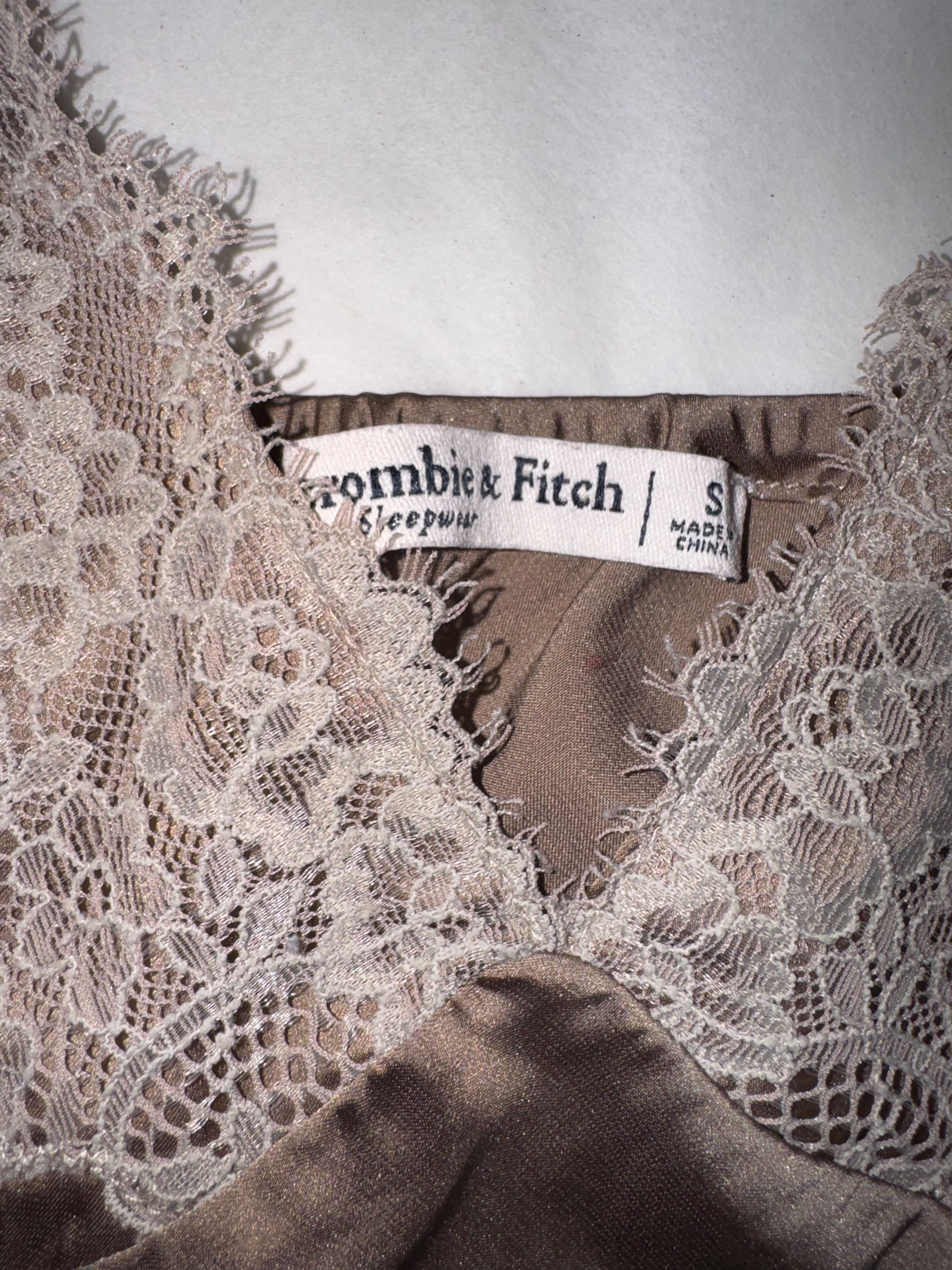 Abercrombie & Fitch Satin Lace Cami