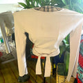 Warp bottom crop long sleeve
