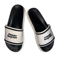 Alexander McQueen Rubber Logo Pool Slide Sandals