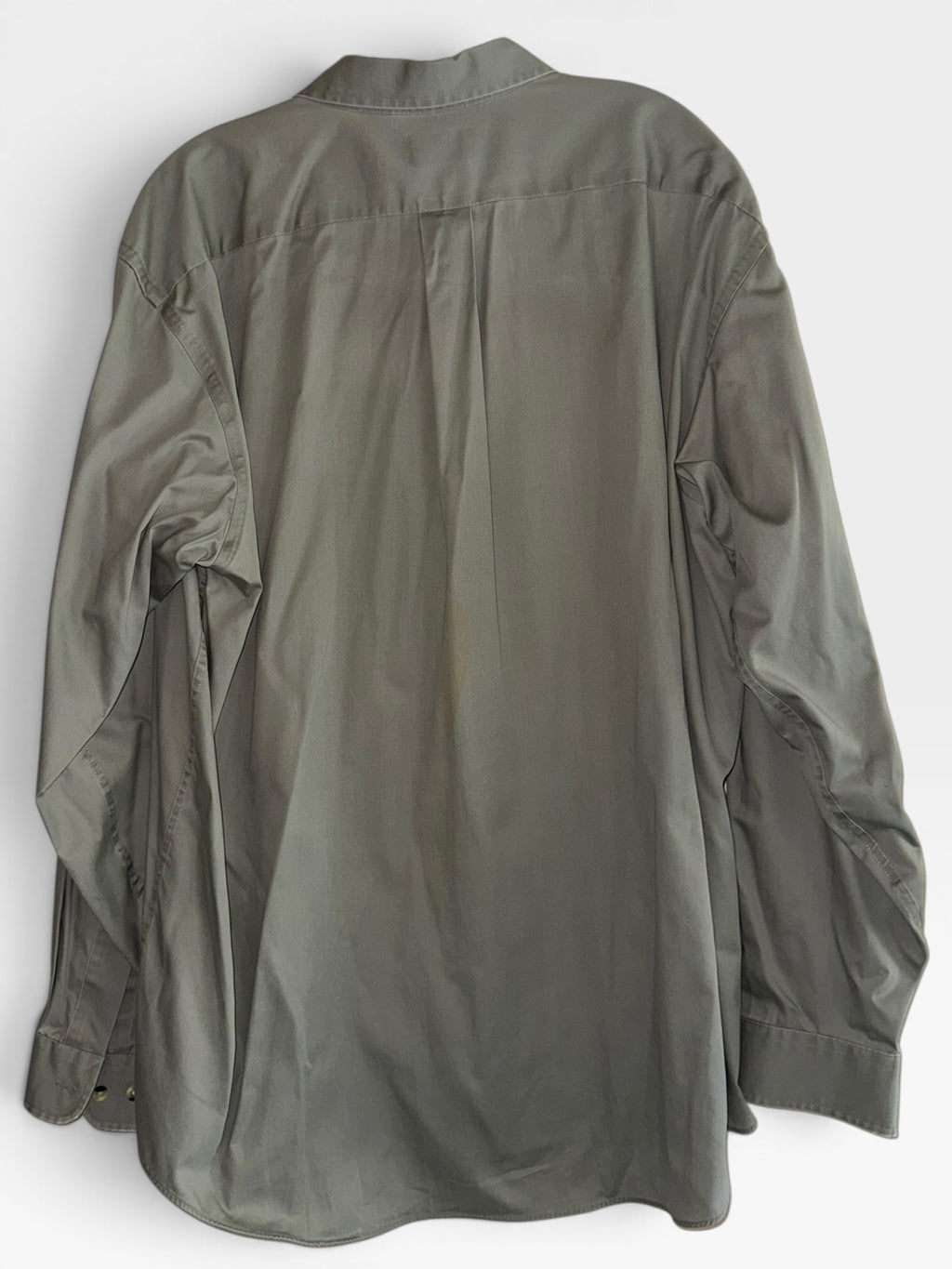 L.L.Bean Sage Green Long-Sleeve Button-Up Shirt