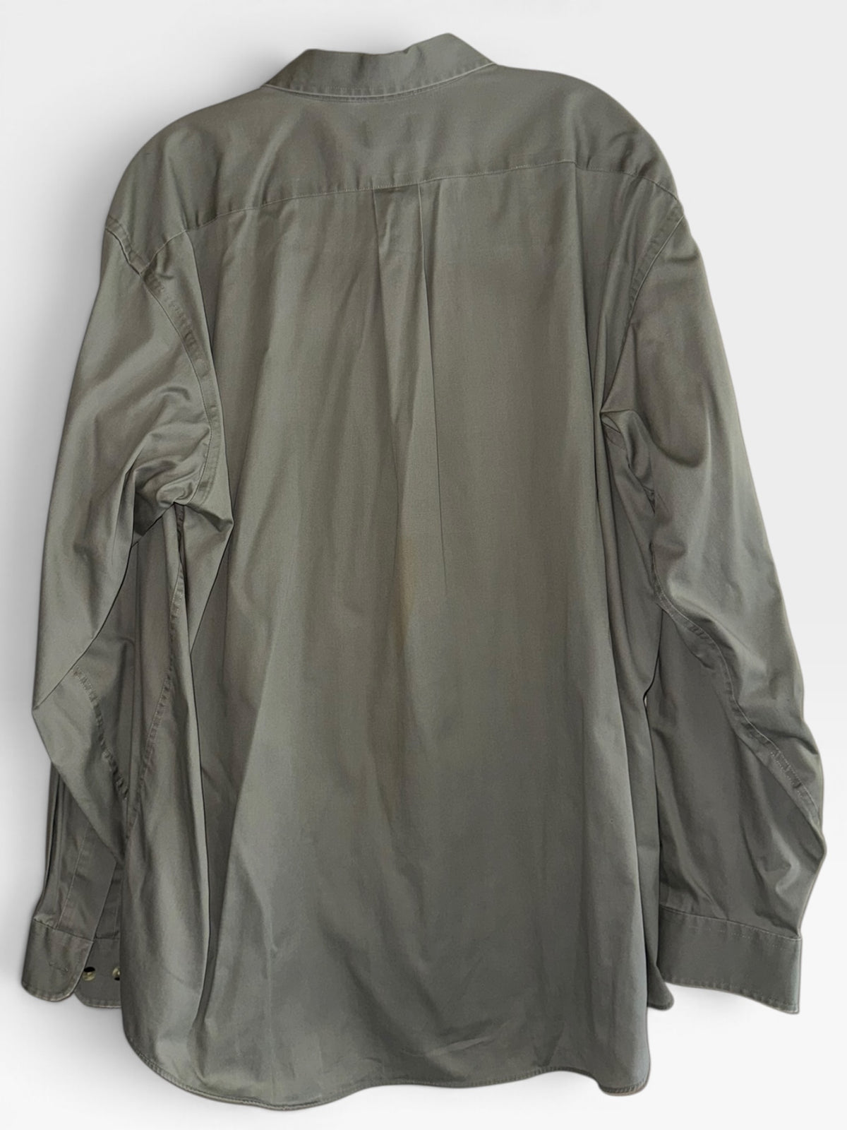 L.L.Bean Sage Green Long-Sleeve Button-Up Shirt