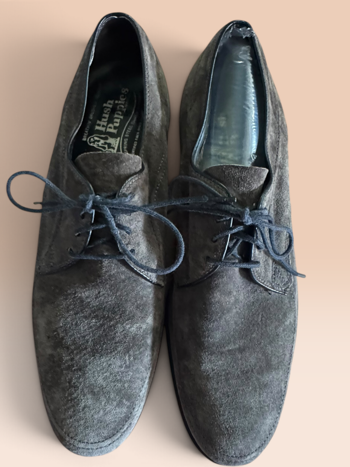 Hush Puppies Suede Lace-Up Oxford Shoes