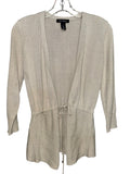 White House Black Market Metallic Cardigan